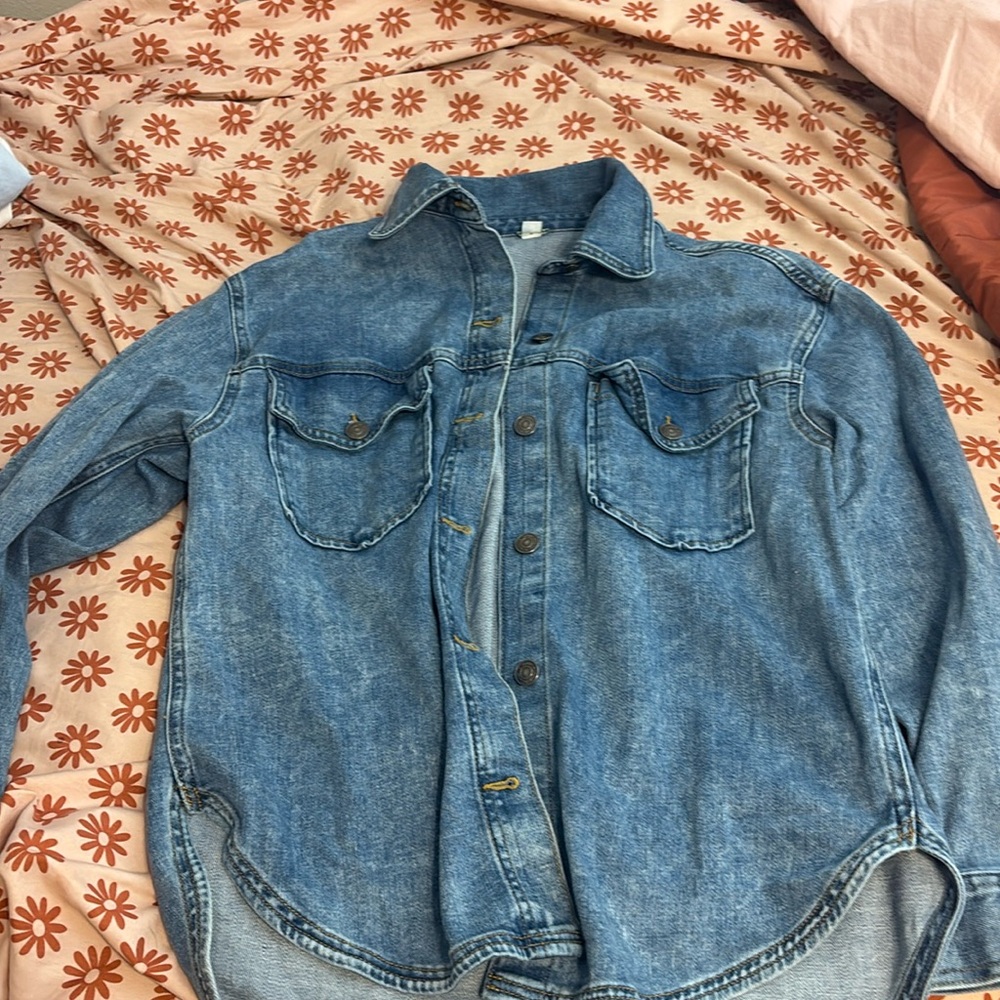 Nice worn 2 time jean jacket